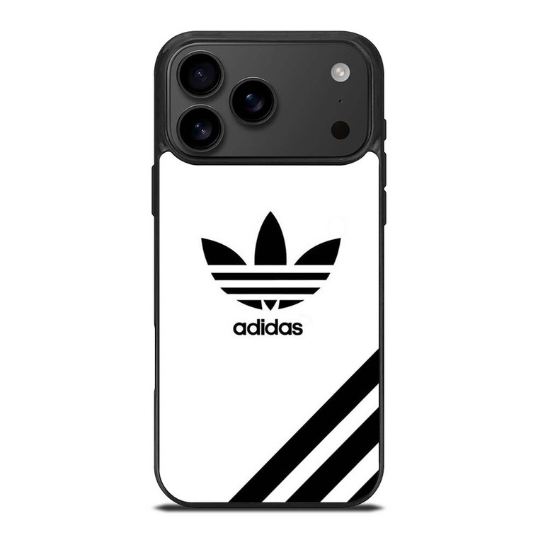 ADIDAS STRIPE BLACK iPhone 17 Pro Max Case Cover