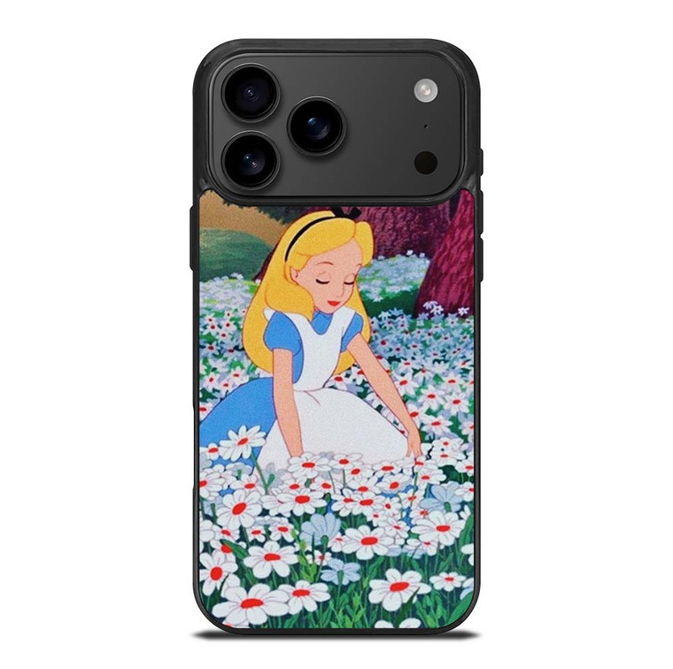 ALICE IN WONDERLAND FLOWER iPhone 17 Pro Max Case Cover