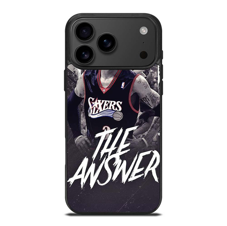 ALLEN IVERSON SIXERS BASKETBALL iPhone 17 Pro Max Case Cover