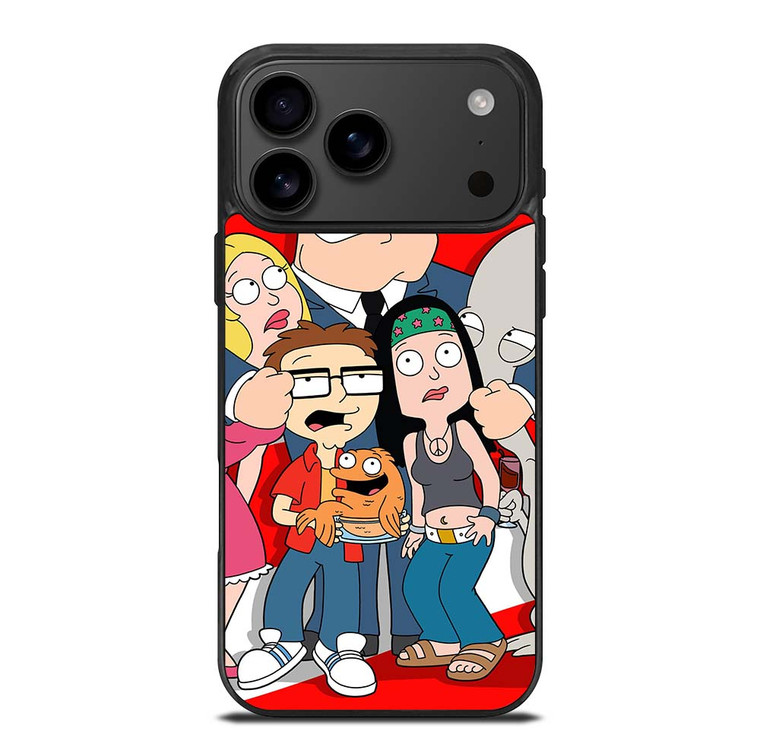 AMERICAN DAD USA FLAG iPhone 17 Pro Max Case Cover