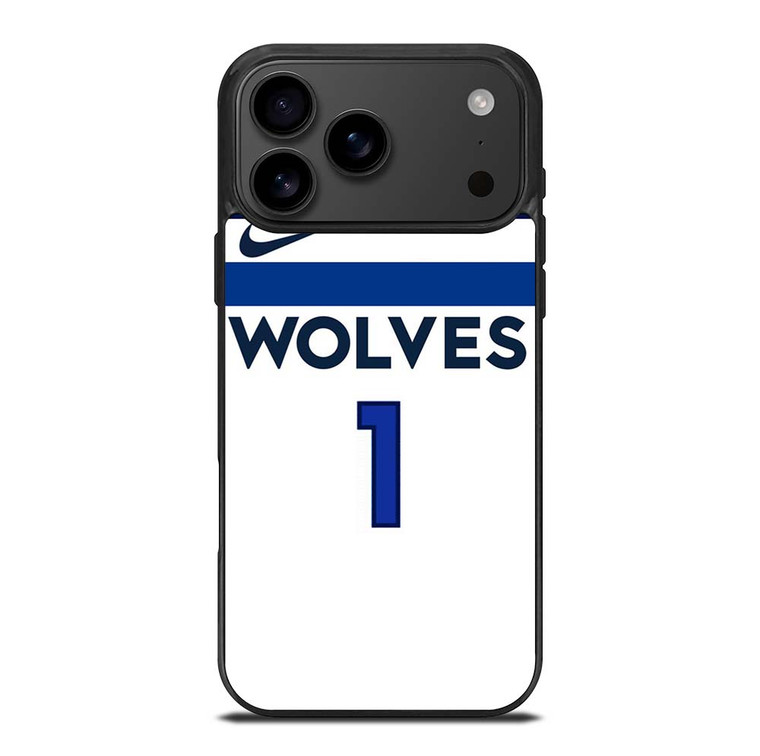 ANTHONY EDWARDS MINNESOTA TIMBERWOLVES NBA iPhone 17 Pro Max Case Cover