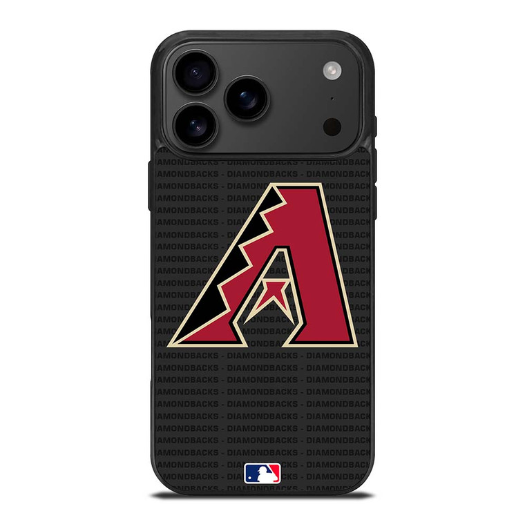 ARIZONA DIAMONDBACKS BASEBALL BLACK iPhone 17 Pro Max Case Cover