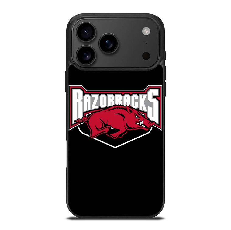 ARKANSAS RAZORBACKS FOOTBALL LOGO 2 iPhone 17 Pro Max Case Cover
