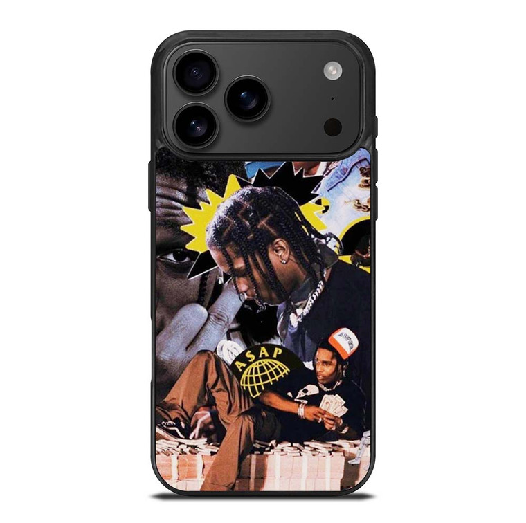 ASAP ROCKY RAPPER COLLAGE iPhone 17 Pro Max Case Cover