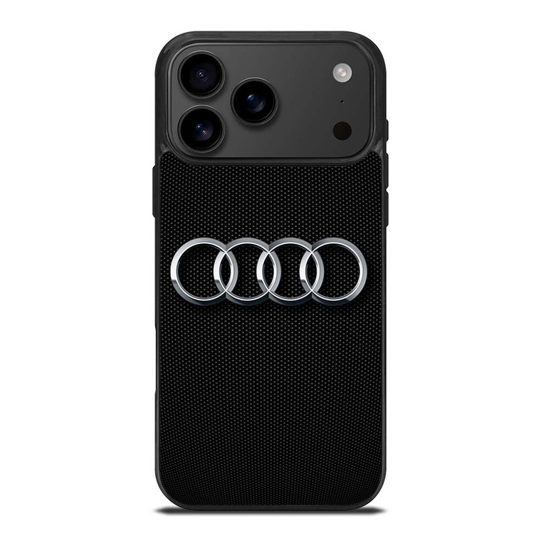 AUDI CARBON FIBER iPhone 17 Pro Max Case Cover