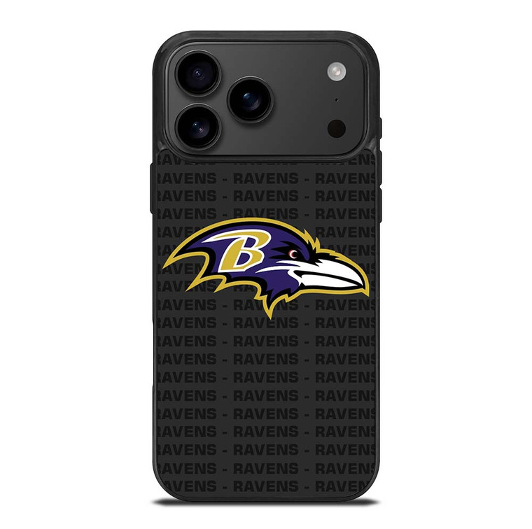 BALTIMORE RAVENS FOOTBALL TEXT iPhone 17 Pro Max Case Cover