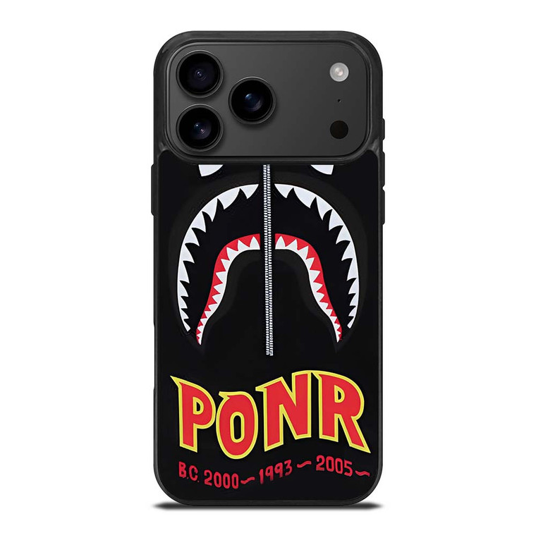 BAPE BATHING APE X PONR iPhone 17 Pro Max Case Cover