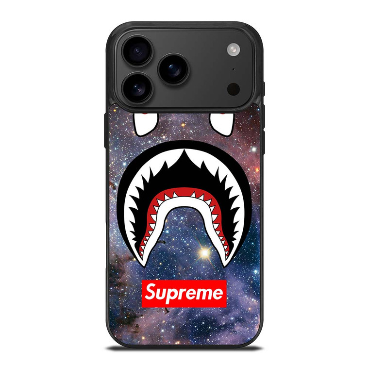 BAPE CAMO SHARK SUPREME NEBULA iPhone 17 Pro Max Case Cover