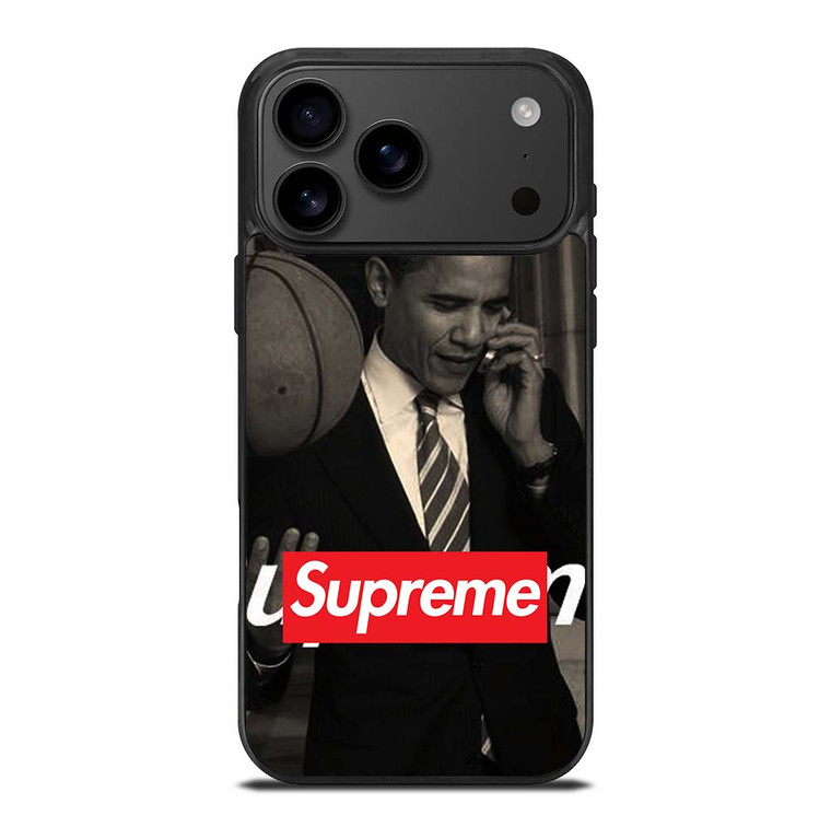 BARRACK OBAMA BASKETBALL SUPREME iPhone 17 Pro Max Case Cover