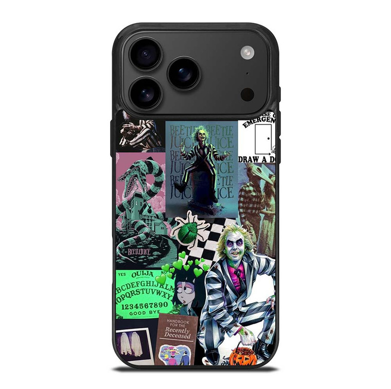 BEETLEJUICE TIM BURTON COLLAGE iPhone 17 Pro Max Case Cover