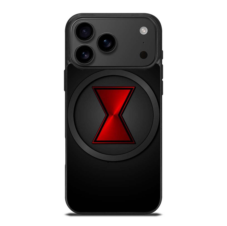 BLACK WIDOW METAL LOGO iPhone 17 Pro Max Case Cover