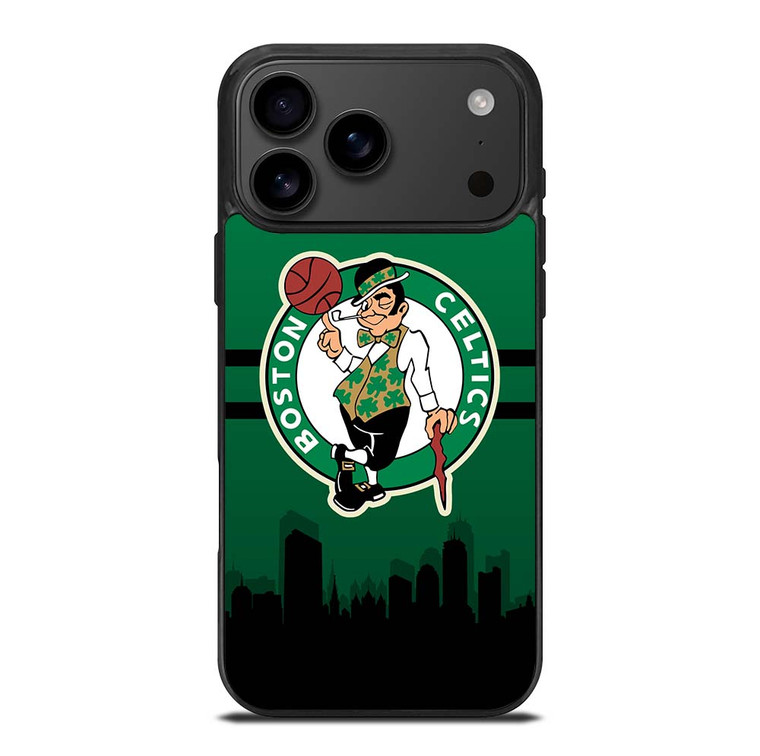 BOSTON CELTICS NBA SKYLINE iPhone 17 Pro Max Case Cover