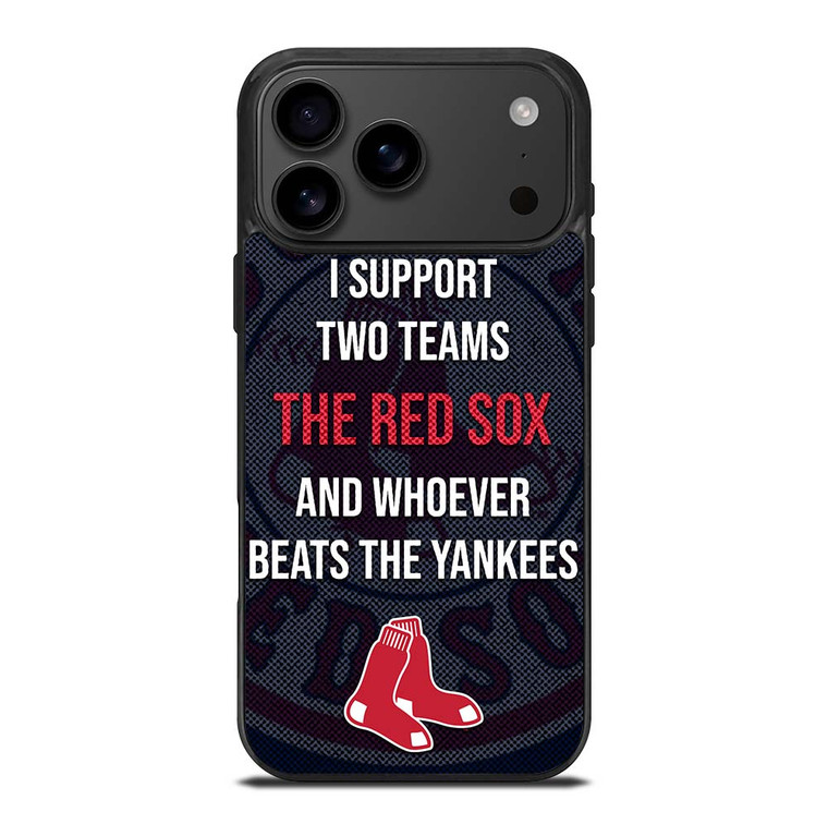BOSTON RED SOX MLB BASEBALL BANTER FANS 2 iPhone 17 Pro Max Case Cover