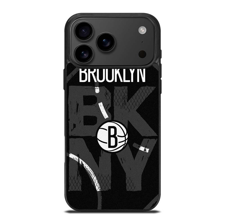 BROOKLYN NETS BASEBALL LOGO NBA iPhone 17 Pro Max Case Cover