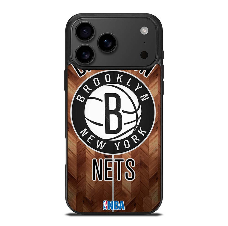 BROOKLYN NETS WOODEN LOGO iPhone 17 Pro Max Case Cover