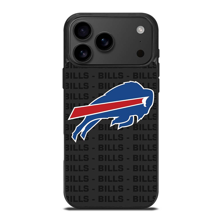 BUFFALO BILLS FOOTBALL TEXT iPhone 17 Pro Max Case Cover
