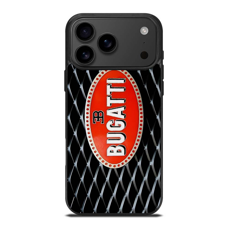 BUGATTI CARS METAL EMBLEM iPhone 17 Pro Max Case Cover