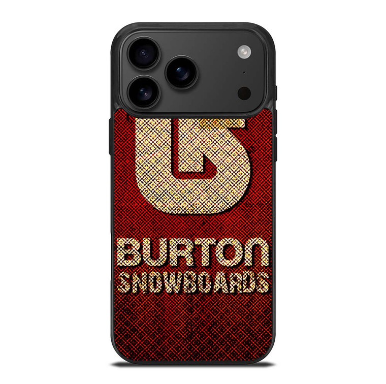 BURTON SNOWBOARDS LOGO iPhone 17 Pro Max Case Cover
