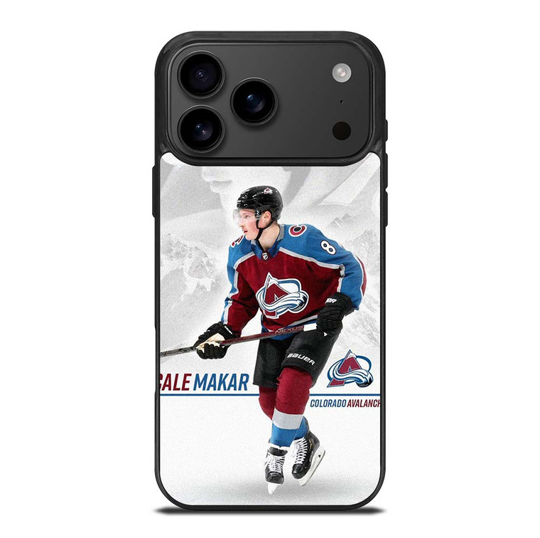 CALE MAKAR COLORADO AVALANCHE HOCKEY iPhone 17 Pro Max Case Cover