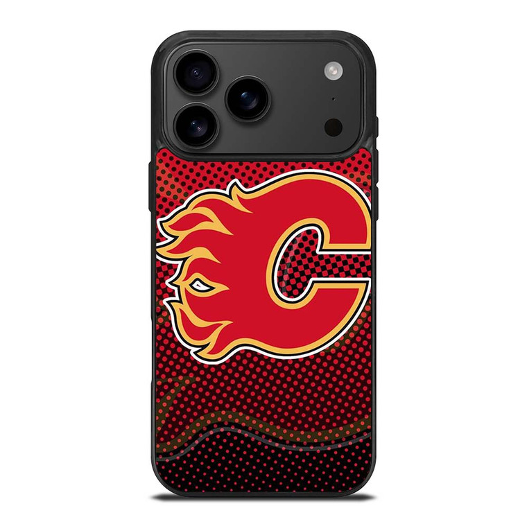 CALGARY FLAMES LOGO HOCKEY TEAM ICON iPhone 17 Pro Max Case Cover