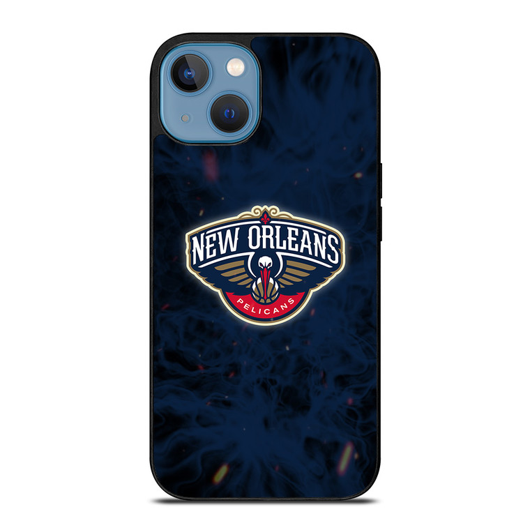 NEW ORLEANS PELICANS BASKETBALL NBA FIRE iPhone 13 Case Cover NEW ORLEANS PELICANS BASKETBALL NBA FIRE iPhone 13 Case Cover