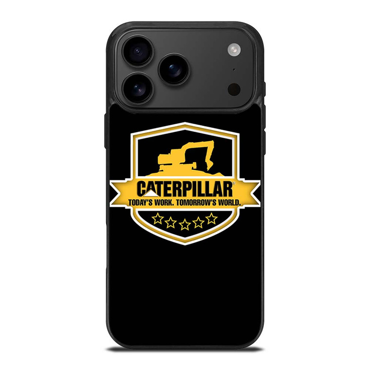 CATERPILLAR TRACTOR LOGO CAT ICON TODAY'S WORK iPhone 17 Pro Max Case Cover
