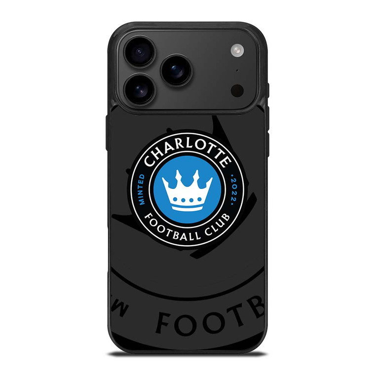 CHARLOTTE FC MLS BLACK iPhone 17 Pro Max Case Cover