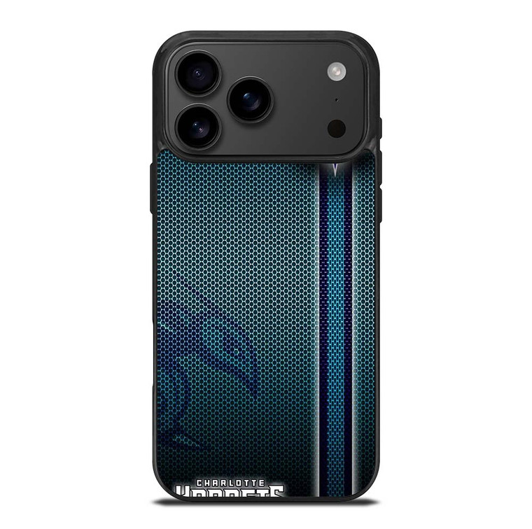CHARLOTTE HORNETS METAL LOGO iPhone 17 Pro Max Case Cover