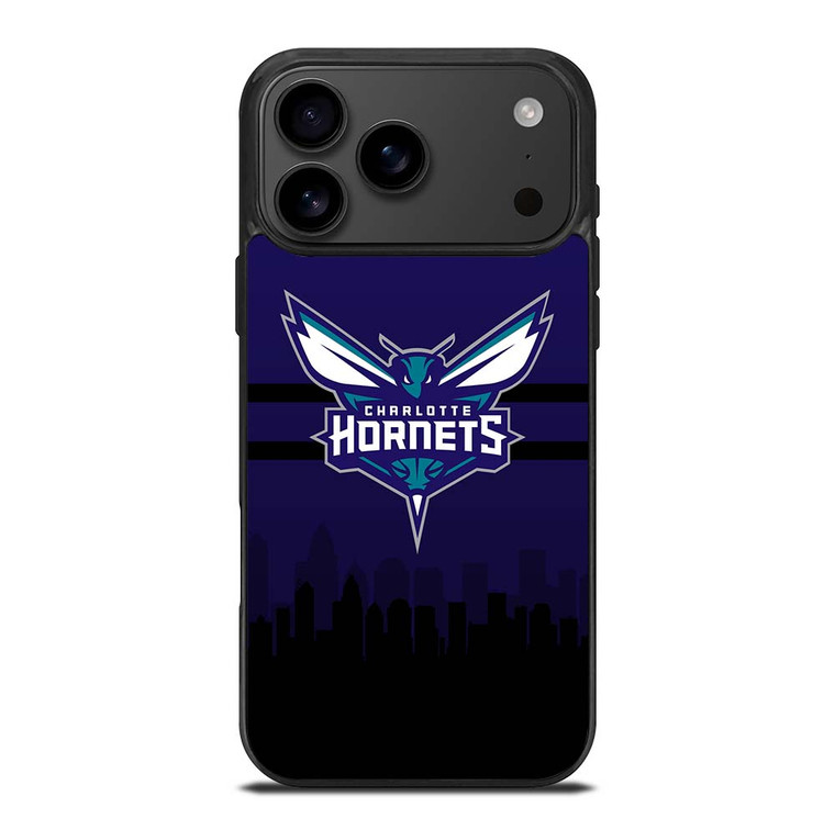CHARLOTTE HORNETS NBA SKYLINE iPhone 17 Pro Max Case Cover