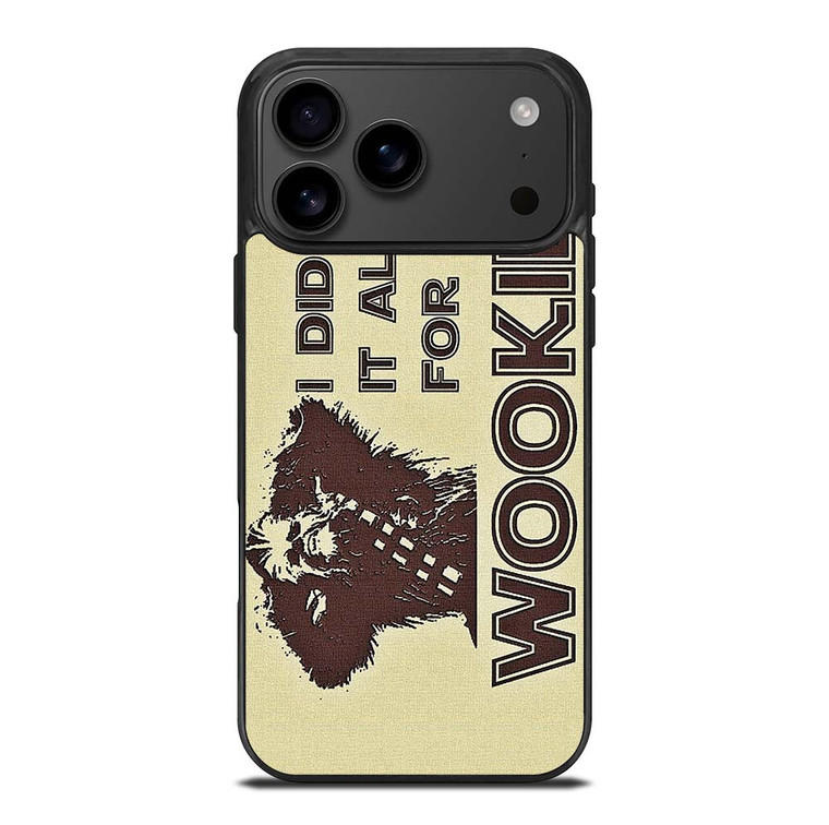 CHEWBACCA WOOKIE STAR WARS iPhone 17 Pro Max Case Cover