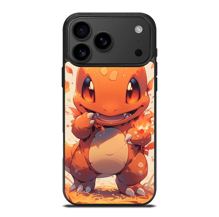 CHIBI CHARMANDER POKEMON POCKET MONSTERS iPhone 17 Pro Max Case Cover