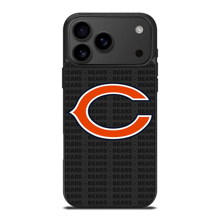 CHICAGO BEARS FOOTBALL TEXT iPhone 17 Pro Max Case Cover