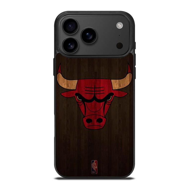 CHICAGO BULLS BASKETBALL COURT NBA iPhone 17 Pro Max Case Cover