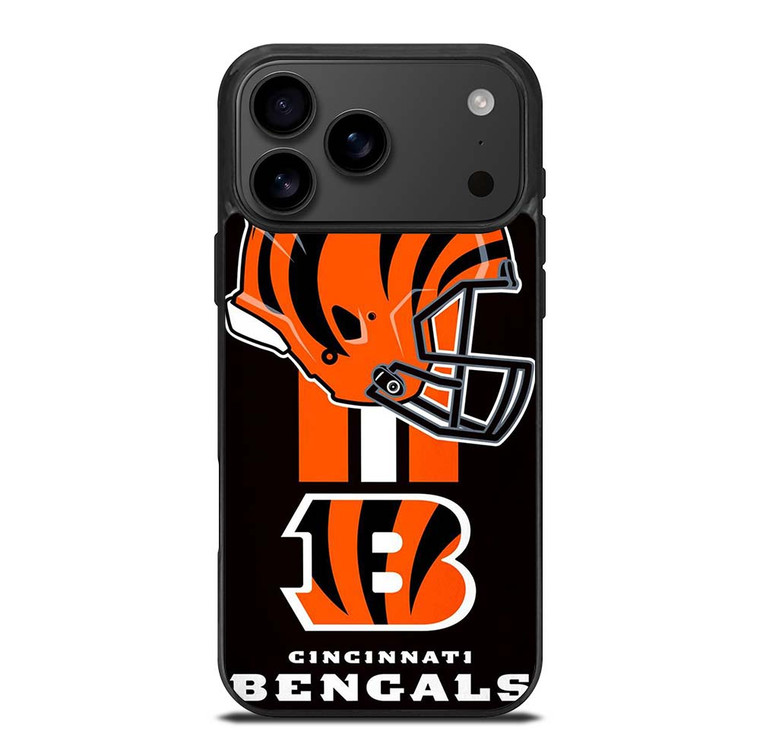 CINCINNATI BENGALS NFL HELMET iPhone 17 Pro Max Case Cover