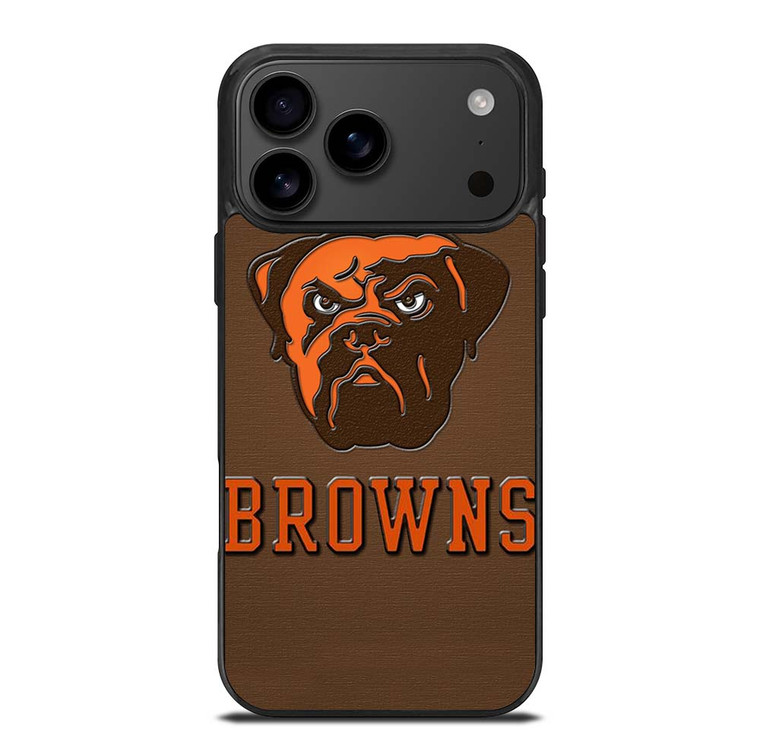 CLEVELAND BROWNS DOG NFL MASCOT iPhone 17 Pro Max Case Cover