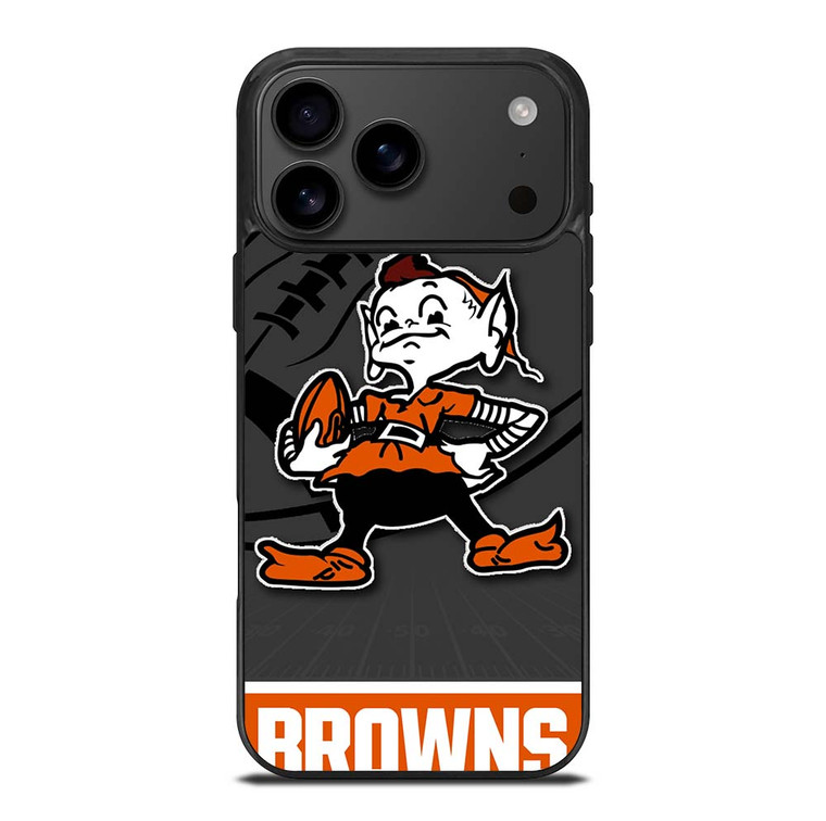 CLEVELAND BROWNS NFL TEAM iPhone 17 Pro Max Case Cover