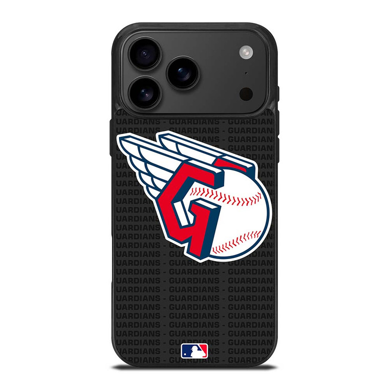 CLEVELAND GUARDIANS BASEBALL BLACK iPhone 17 Pro Max Case Cover