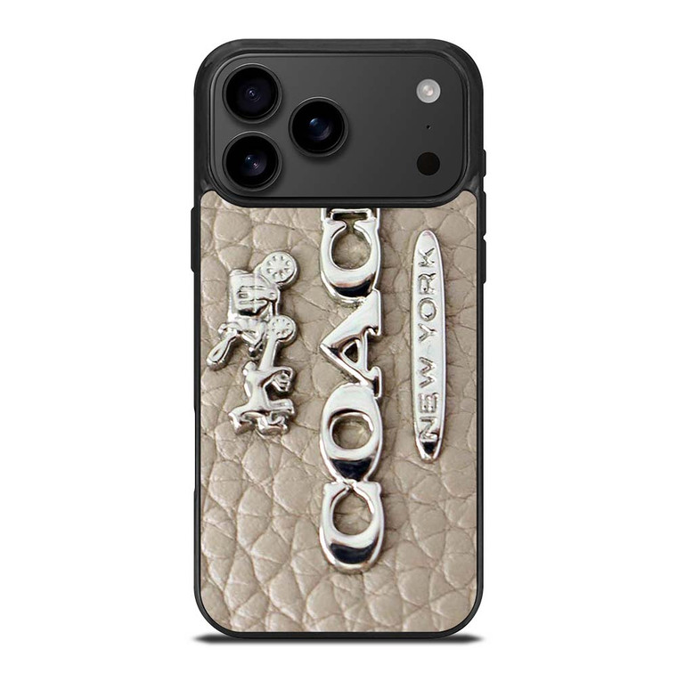 COACH LOGO GLOWING TEXTURE iPhone 17 Pro Max Case Cover