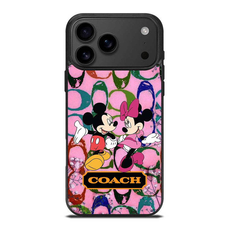 COACH MICKEY MINNIE MOUSE iPhone 17 Pro Max Case Cover