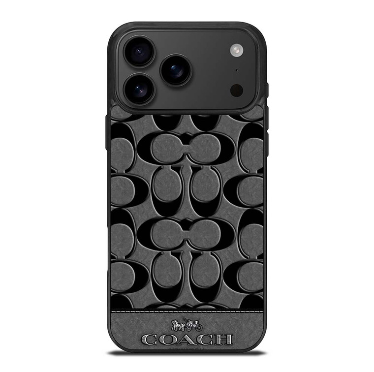 COACH NEW YORK GREY iPhone 17 Pro Max Case Cover