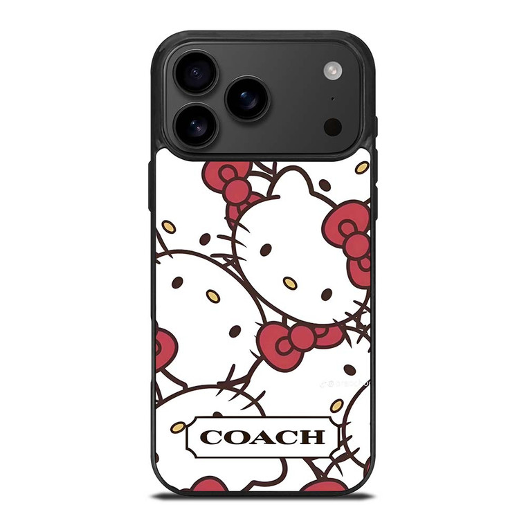 COACH NEW YORK HELLO KITTY FACE COLLAGE iPhone 17 Pro Max Case Cover