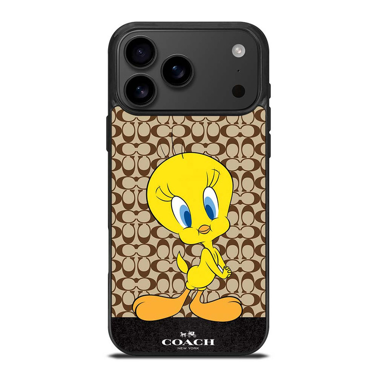 COACH NEW YORK LOGO TWEETY BIRD iPhone 17 Pro Max Case Cover