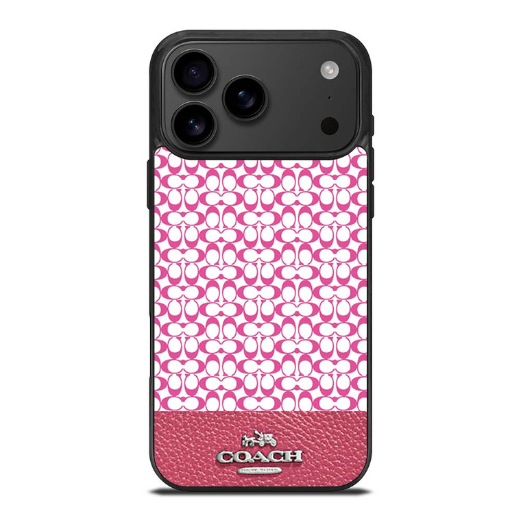 COACH NEW YORK PINK iPhone 17 Pro Max Case Cover