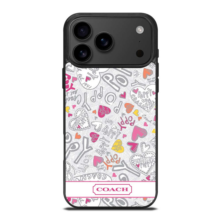 COACH POPPY COLOR iPhone 17 Pro Max Case Cover