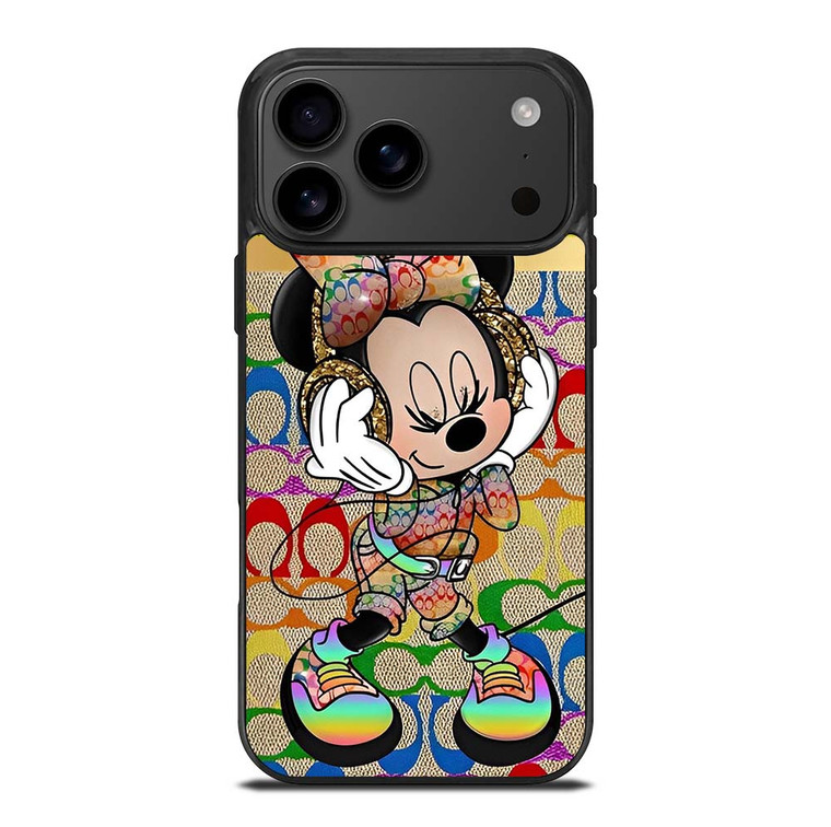 COACH RAINBOW MICKEY iPhone 17 Pro Max Case Cover