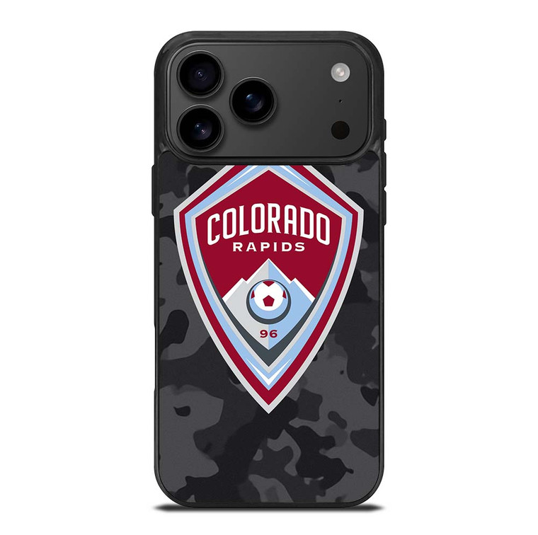 COLORADO RAPIDS MLS BLACK CAMO iPhone 17 Pro Max Case Cover