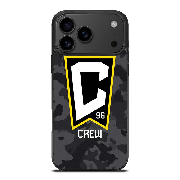 COLUMBUS CREW MLS BLACK CAMO iPhone 17 Pro Max Case Cover