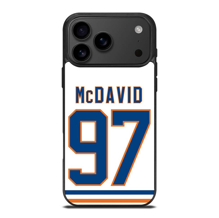 CONNOR MCDAVID EDMONTON OILERS KIT iPhone 17 Pro Max Case Cover
