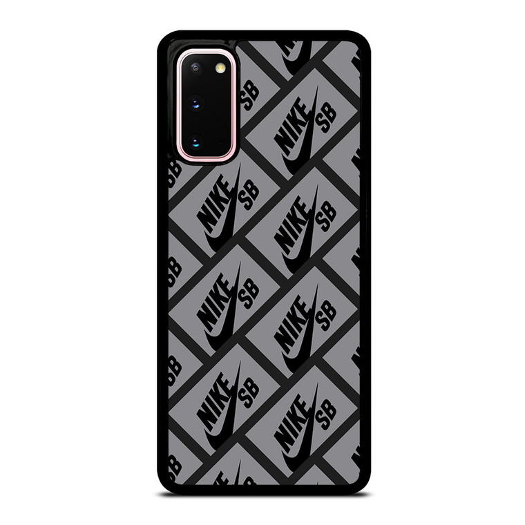 NIKE SB SKATEBOARD BOX PATTERN GREY Samsung Galaxy S20 Case Cover