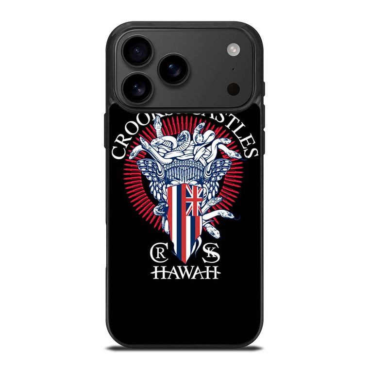 CROOKS AND CASTLES HAWAII LOGO iPhone 17 Pro Max Case Cover